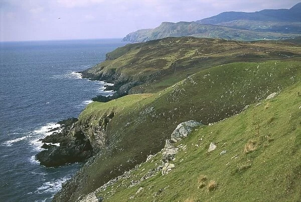 Ireland, Connacht Province, County Galway, Connemara Region, Letterfrack surroundings, coastline