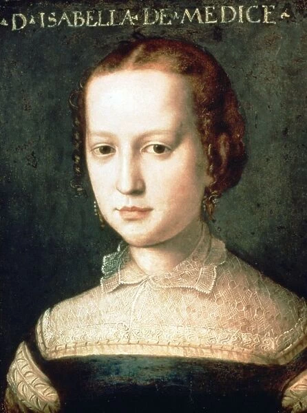 Isabella Romola de Medici (1542-1576) daughter of Cosimo I de Medici. Head