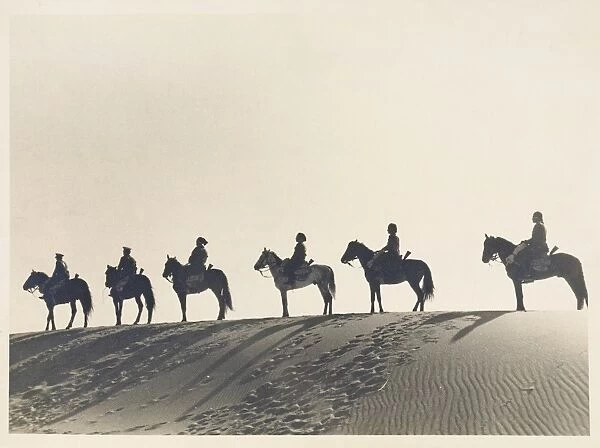 Italian Financiers patrolling border between Libya and Tunisia, 1935