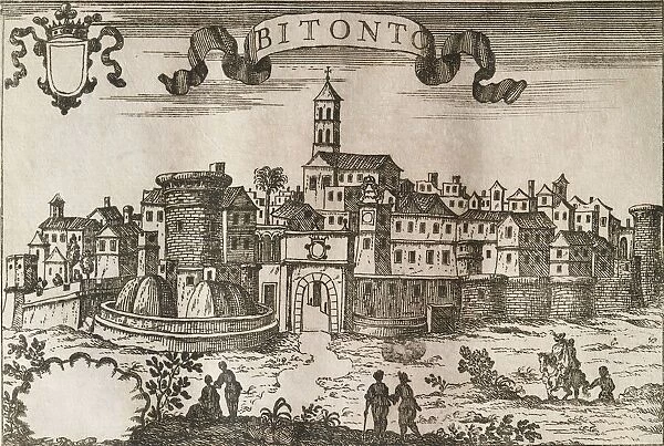 Italy, Bari, View of Bitonto (Bari)
