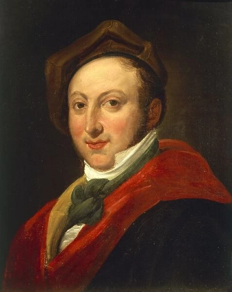 Italy, Bologna, Portrait of Gioachino Rossini