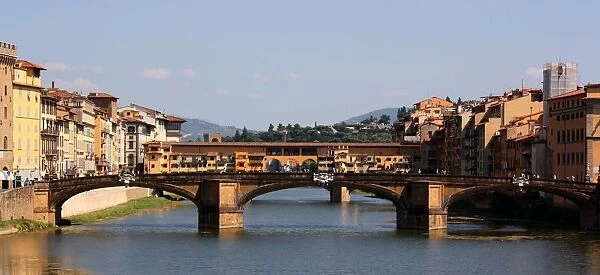Italy, Florence, View of Ponte Vecchio