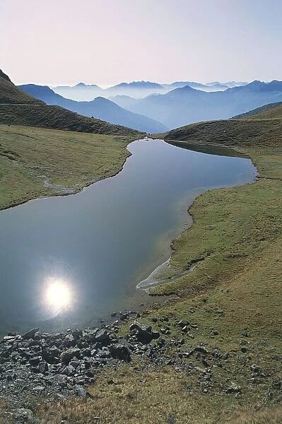Italy, Friuli-Venezia Giulia Region, Dimon Lake nearby the summit of Mount Paularo