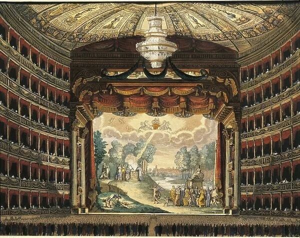 Italy, Milan, Teatro alla Scala (La Scala Theater)