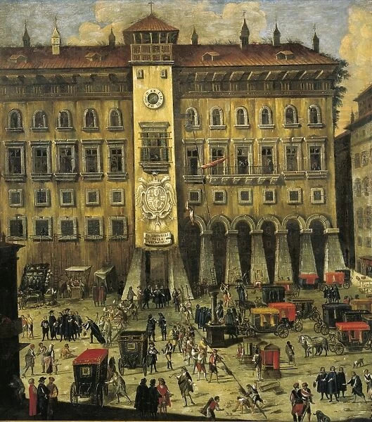Italy, Naples, Vicaria Courthouse, attributed to Carlo Coppola