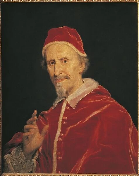 Italy, Rome, Portrait of Pope Clement X (Emilio Bonaventura Altieri)