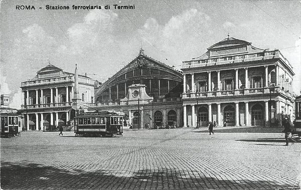 Italy, Rome, Termini Station, 1911