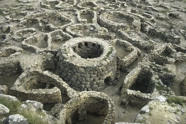 Italy, Sardinia Region, Barumini, Medio Campidano Province, Nuragic complex of Su Nuraxi