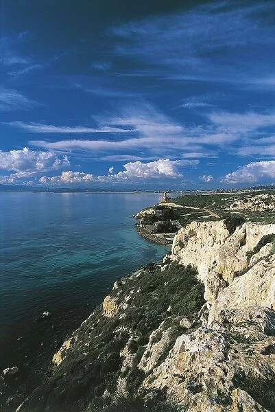 Italy, Sardinia Region, Cape Sant Elia in surroundings of Cagliari