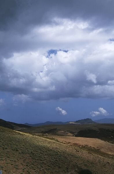Italy, Sardinia Region, Ogliastra province, Landscape between Perdasdefogu and Ulassai