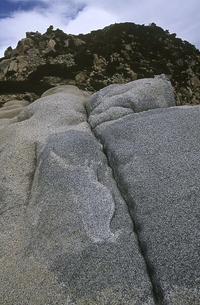 Italy, Sardinia Region, Surroundings of Villasimius, province of Cagliari, Punta Molentis, Granite Rocks