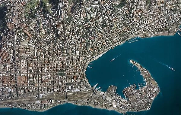 Italy, Sicily Region, Messina, aerial view
