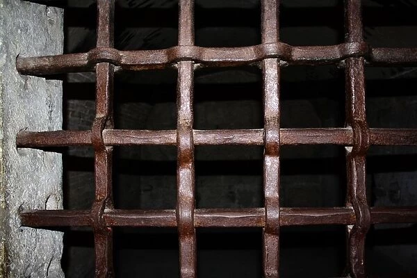 Italy, Venice, Close-up of prison bars