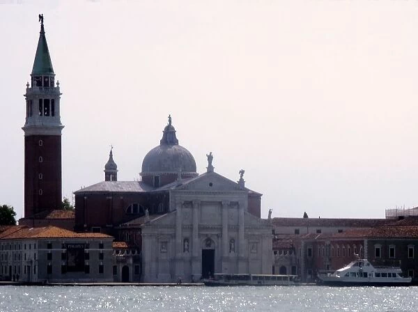 Italy, Venice, View of San Giorgio Maggiore church