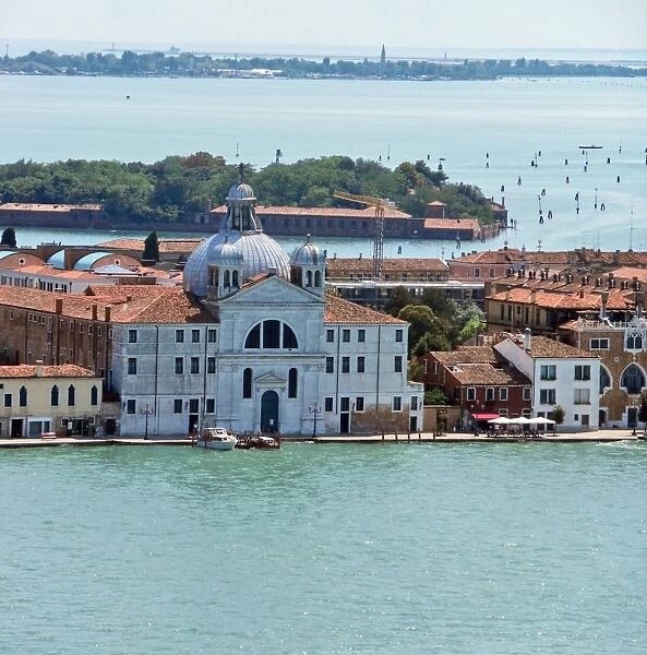 Italy, Venice, View of San Giorgio Maggiore church