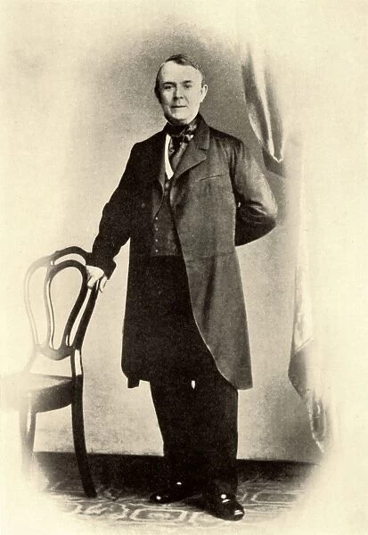 Johann Jakob Brahms, father of the German composer Johannes Brahms (1833-1897). From a photograph