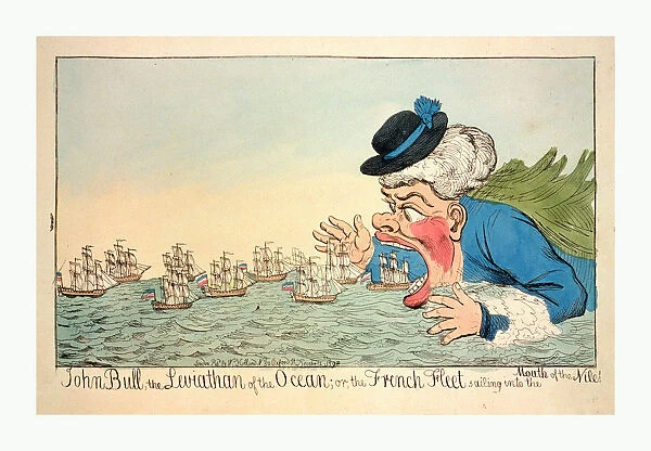 John Bull, The Leviathan Of The Ocean Or The French Fleet Sailing Into