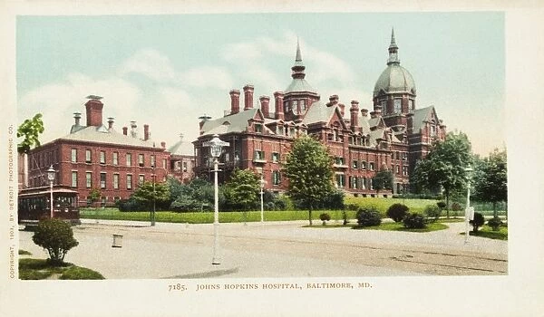 Johns Hopkins Hospital Postcard. 1903, Johns Hopkins Hospital Postcard