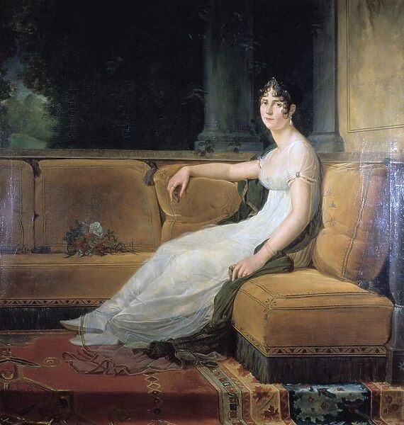 Josephine at Malmaison, 1800. Josephine Bonaparte (Beauharnais) 1763-1814. Francis