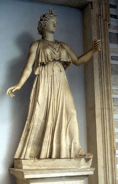 Juno (Hera) wife and sister of Jupiter, Queen of Heaven. Protected women and marriage