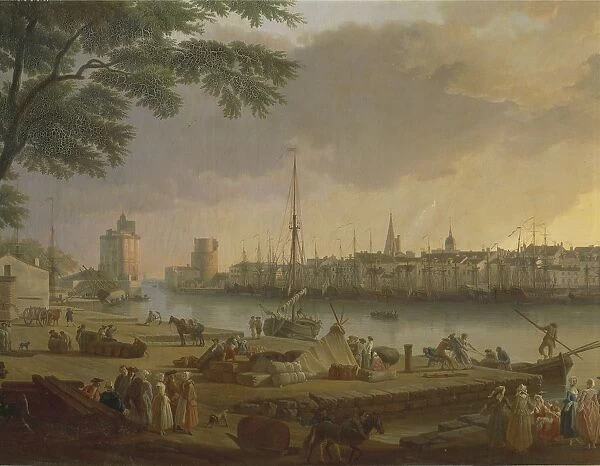 La Rochelle Port, copy by Claude Joseph Vernet, after Edouard Pinel