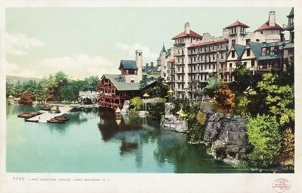 Lake Mohonk House Postcard. 1902, Lake Mohonk House Postcard