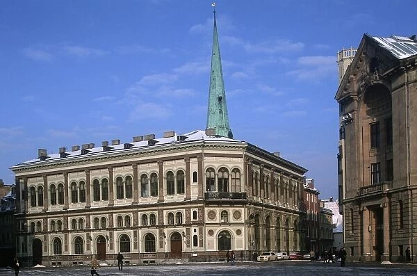 Latvia, Riga, Historic Centre, Cathedral Square, Doma Laukums, Art Nouveau buildings