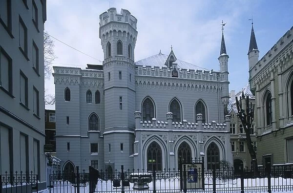 Latvia, Riga, Historic Centre, Small Guild Hall, Maza gilde, neo-Gothic Palace