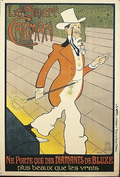 Le Smart Carman. Ne porte que des diamants de Bluze, by Auguste Roubille (1872-1955), print