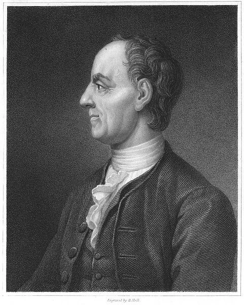 Leonhard Euler(1707-1783). Swiss mathematician. Engraving published London 1835