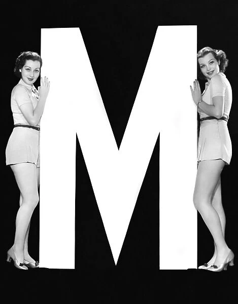The Letter M And Two Women
