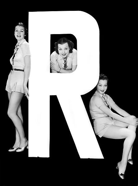 The Letter R And Three Women