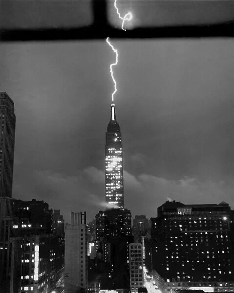 Lightning Hits Empire State