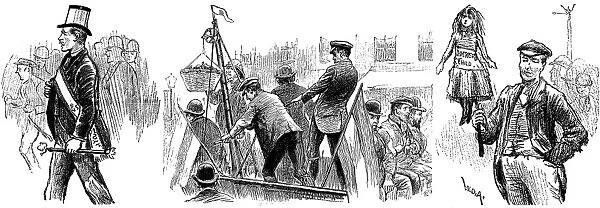 London Dockers Strike, September 1889. Among the aims was establishment of minimum wage of 6d