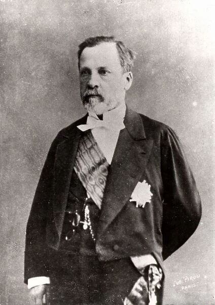 Louis Pasteur (1822-1895) French chemist and microbiologist in 1852. Photograph. Scientist