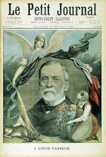 Louis Pasteur (1822-1895) French chemist. Bacteriology. Hydrophobia. Inoculation