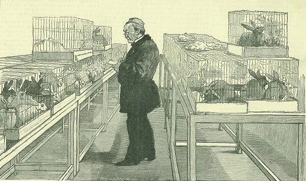 Louis Pasteur in his laboratory