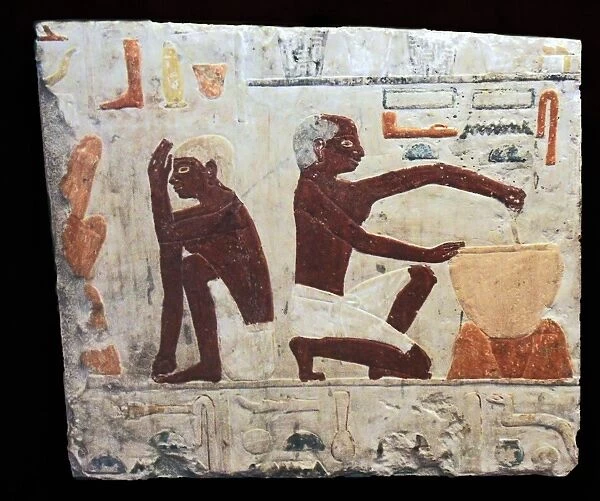 Manufacturing and baking bread in Ancient Egypt