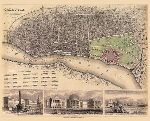 Map of Calcutta