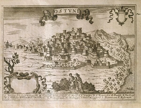 Map of Ostuni, Brindisi