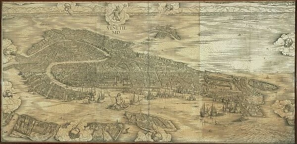 Map of Venice in 1500, by Jacopo de Barbari