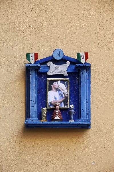 Maradona shrine in Naples