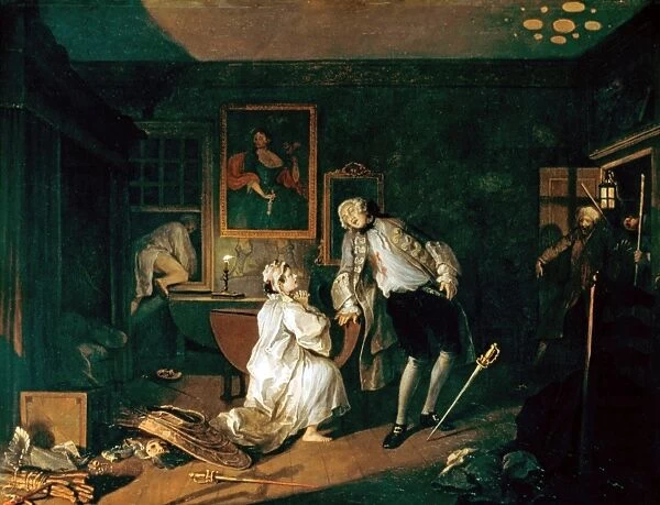 Marriage a la Mode: The Bagnio, 1743. Oil on canvas. Wiliam Hogarth (1697-1764)