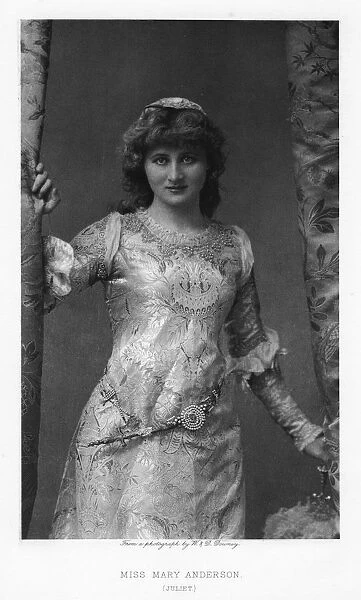 Mary Anderson (1859-1940) American actress, c1895. Here as Juliet in Romeo and Juliet