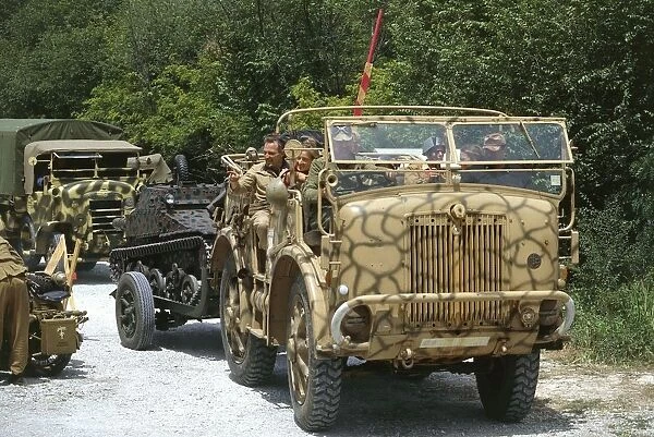 Meeting of military vehicles, Fiat SPA TM40, 1940