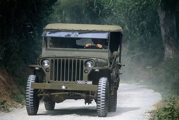Meeting of military vehicles, Willys MB 8 Jeep, 1941