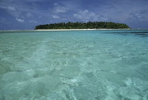 Micronesia, Yap Islands, Ulithi atoll, island, view from sea