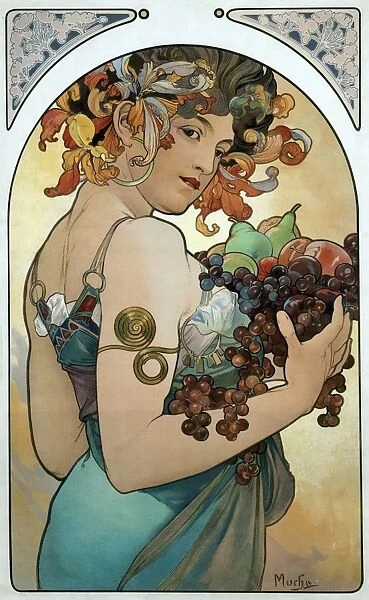 Mucha poster 1894. Alphonse Mucha, ((24 July 1860 - 14 July 1939), Czech Art Nouveau painter