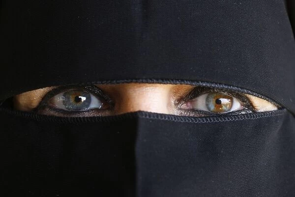 Muslim woman wearing an abaya