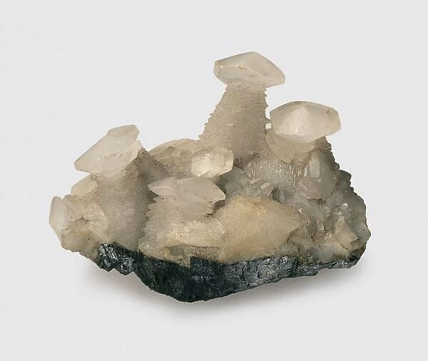 Nailhead calcite, and galena, an associated mineral